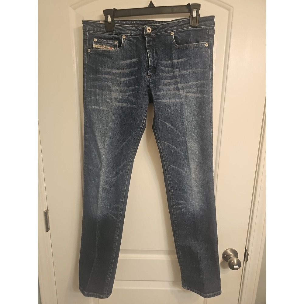 Diesel Industry Women's Denim Blue Jeans Size 31 Made in Italy (32x31)